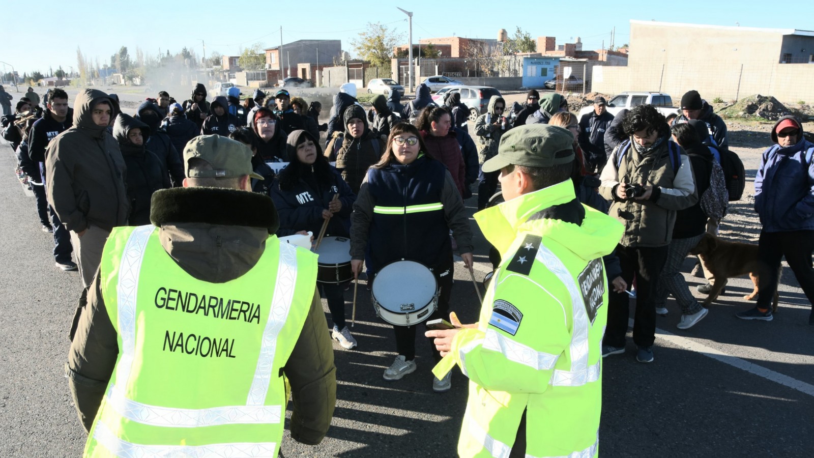 Corte intermitente en Ruta 25: organizaciones sociales reclaman por obras frenadas en Trelew