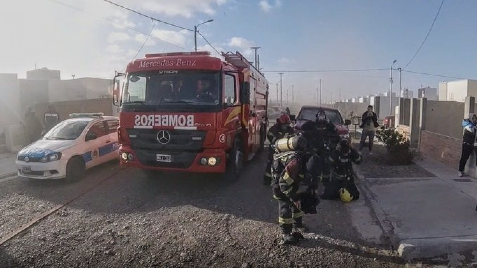 Rawson: Una freidora industrial provocó el incendio de una vivienda