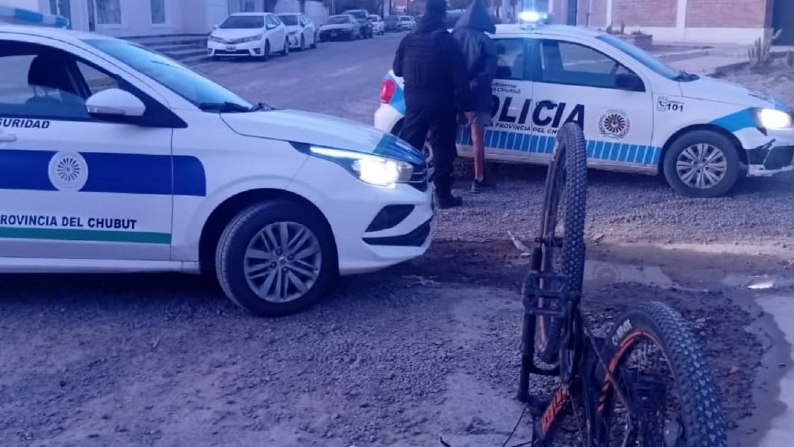 Robo de bicicleta y rápida detención en el Barrio Sur de Puerto Madryn