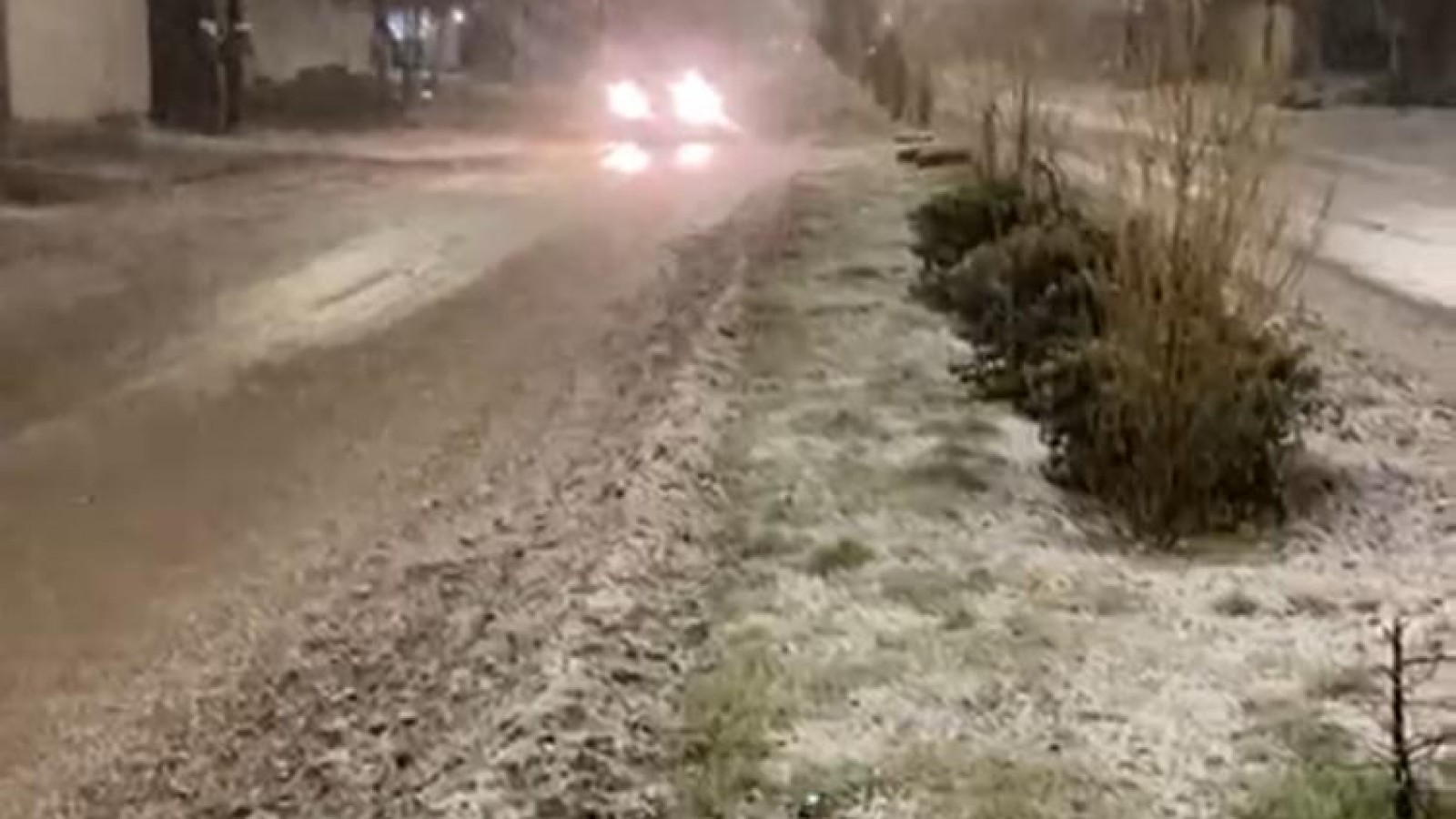Sorpresa invernal: nieva en Puerto Madryn