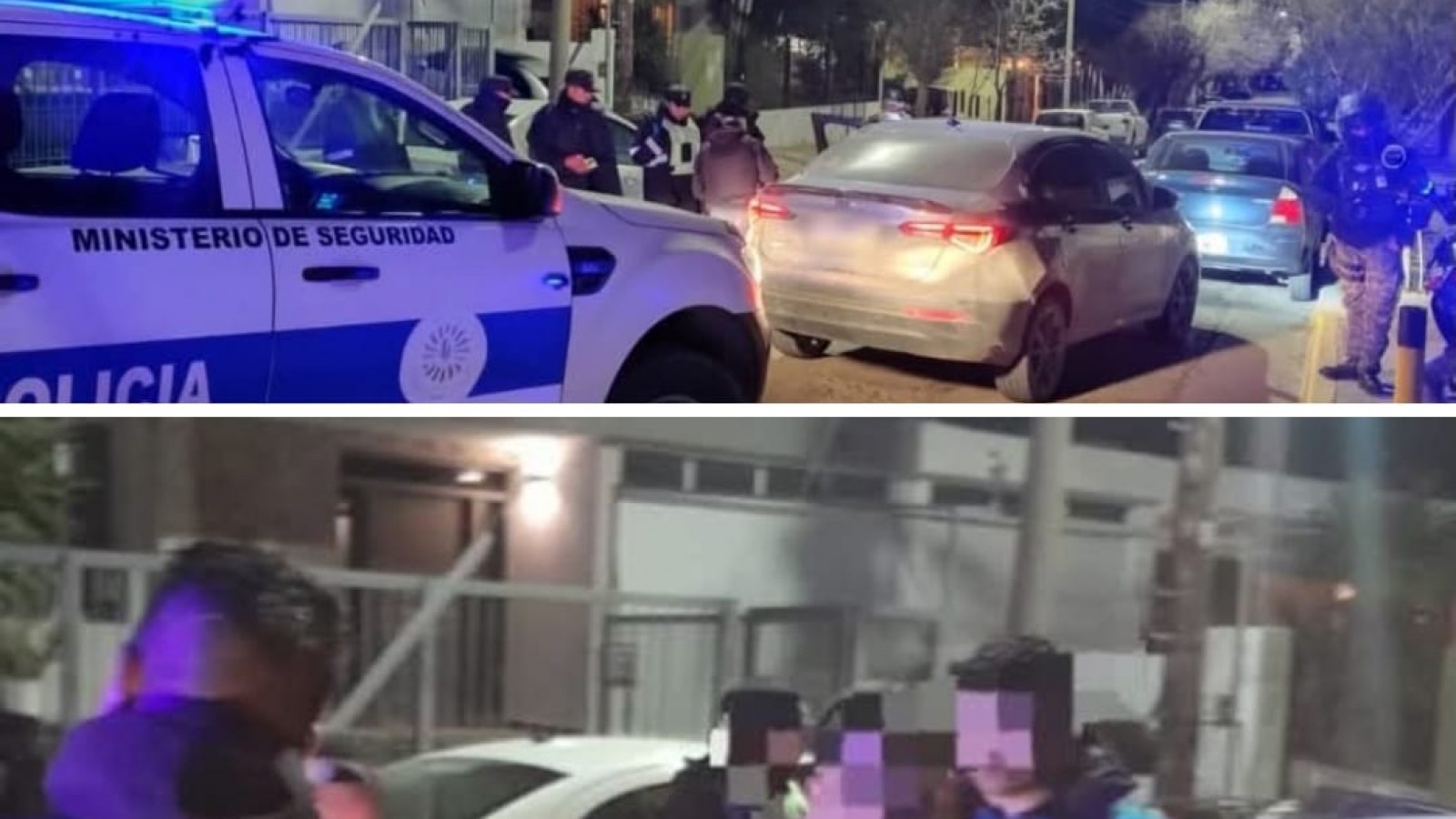 Borracho intentó esquivar un control en Puerto Madryn pero se le rompió el auto y terminó demorado