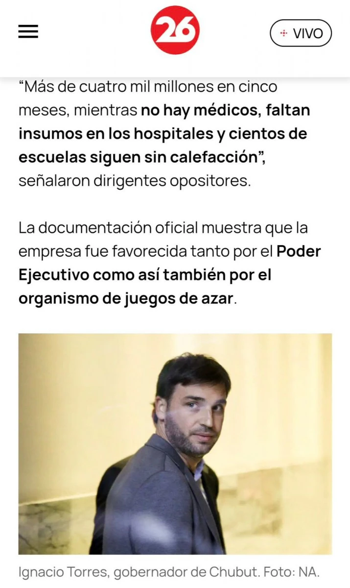 El silencio más caro: ¿Nacho Torres paga con plata de los chubutenses para bajar notas incómodas? 