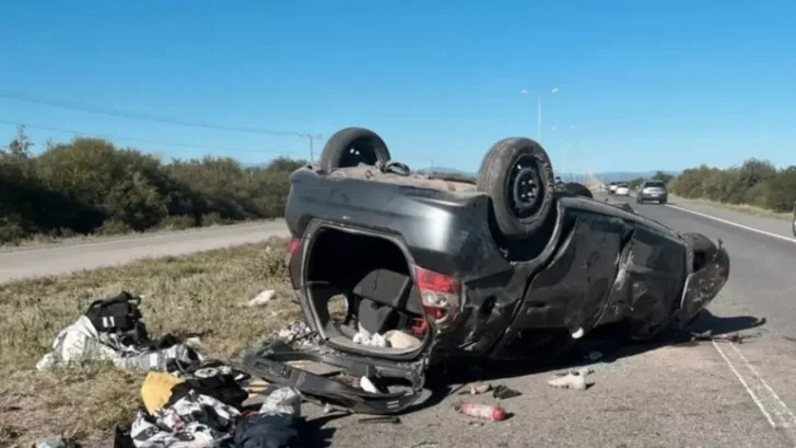 Vuelco fatal en San Luis: murieron dos hinchas que regresaban de la final de Deportivo Madryn y Gimnasia