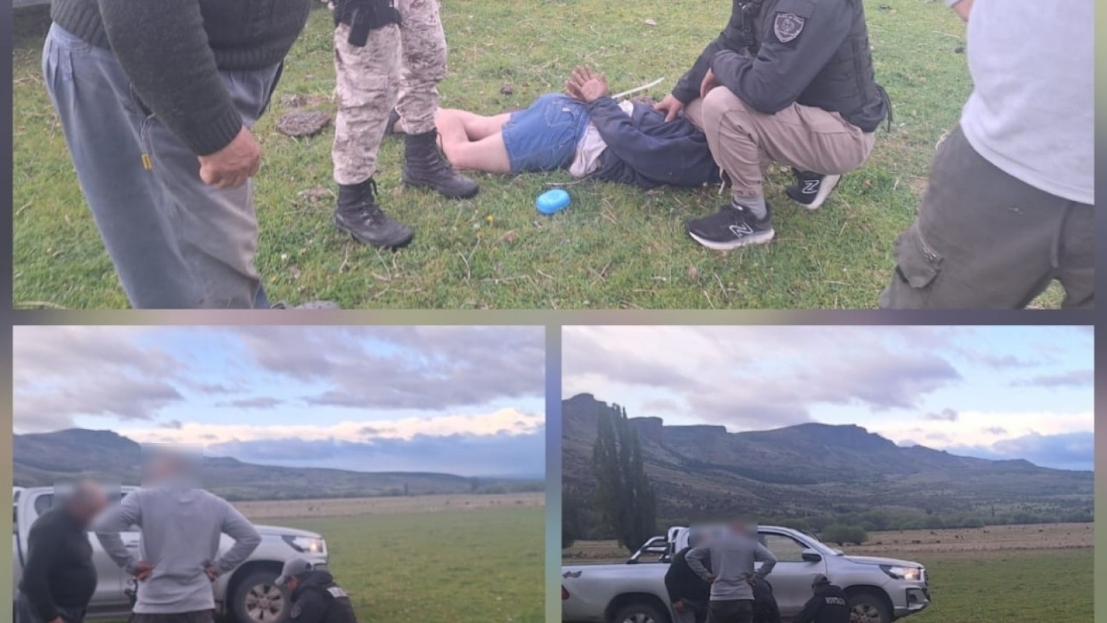 Trevelin: detuvieron a una mujer tras ser descubierta en un campo privado
