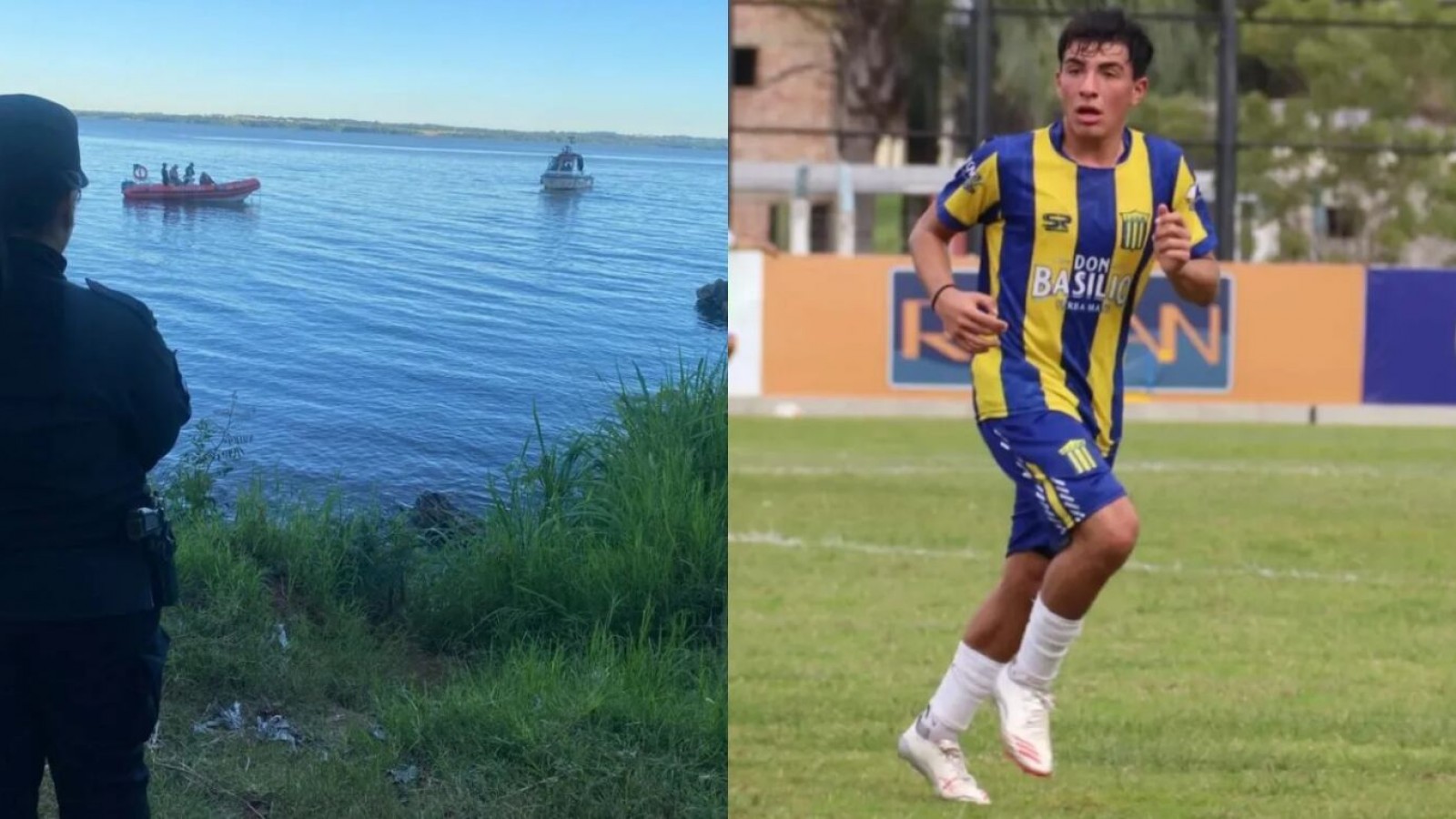 Dolor en Misiones: un joven futbolista murió ahogado en el río Paraná