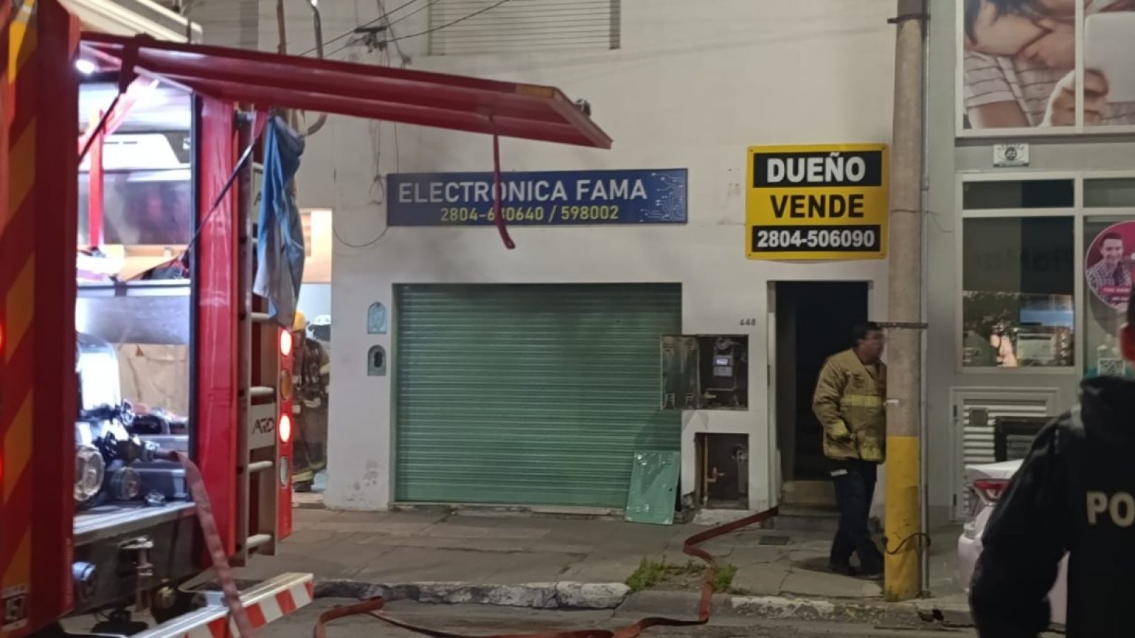 Incendio en un comercio de Puerto Madryn