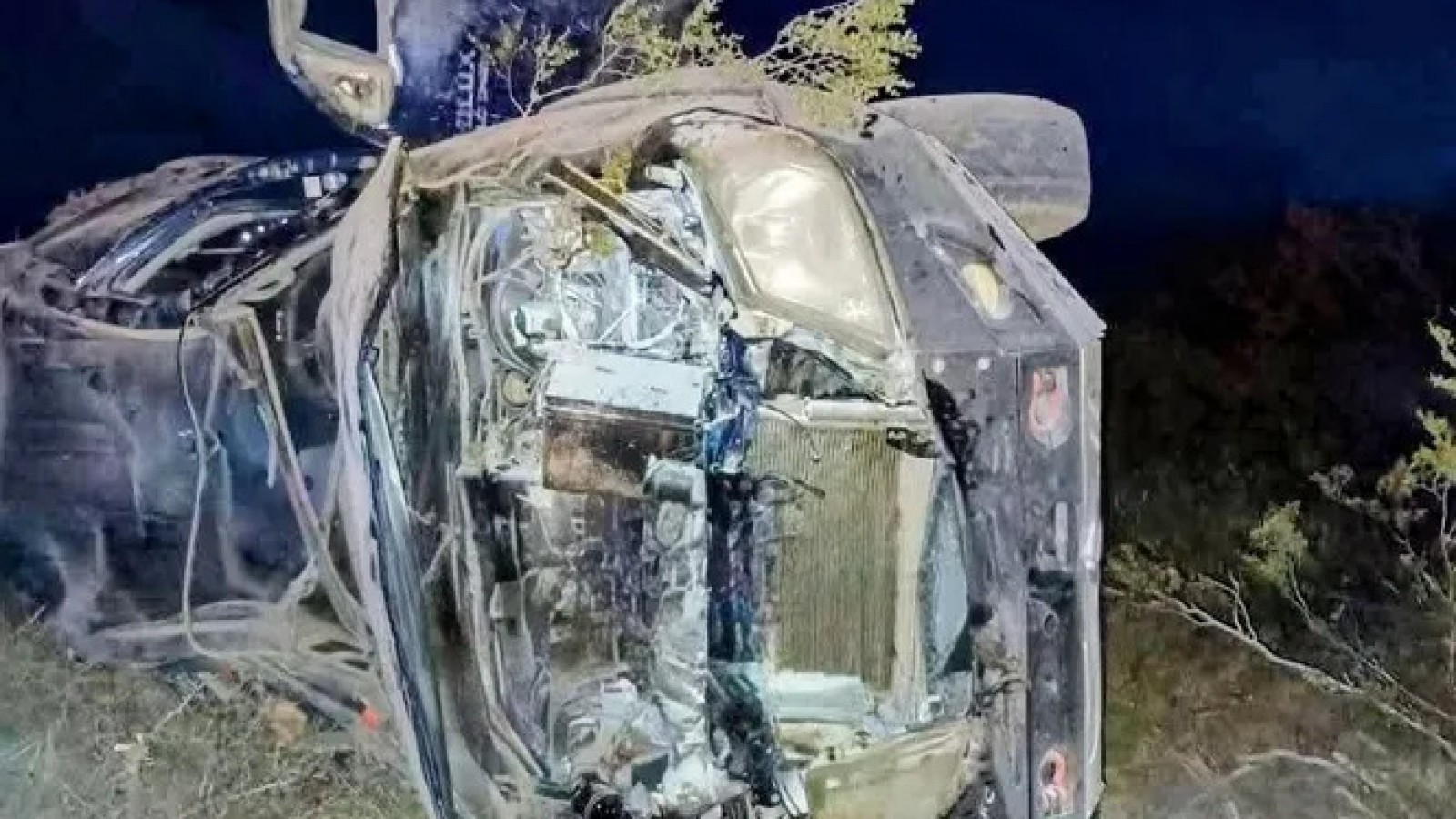 Un vecino de Madryn sufrió un vuelco en la Ruta 3