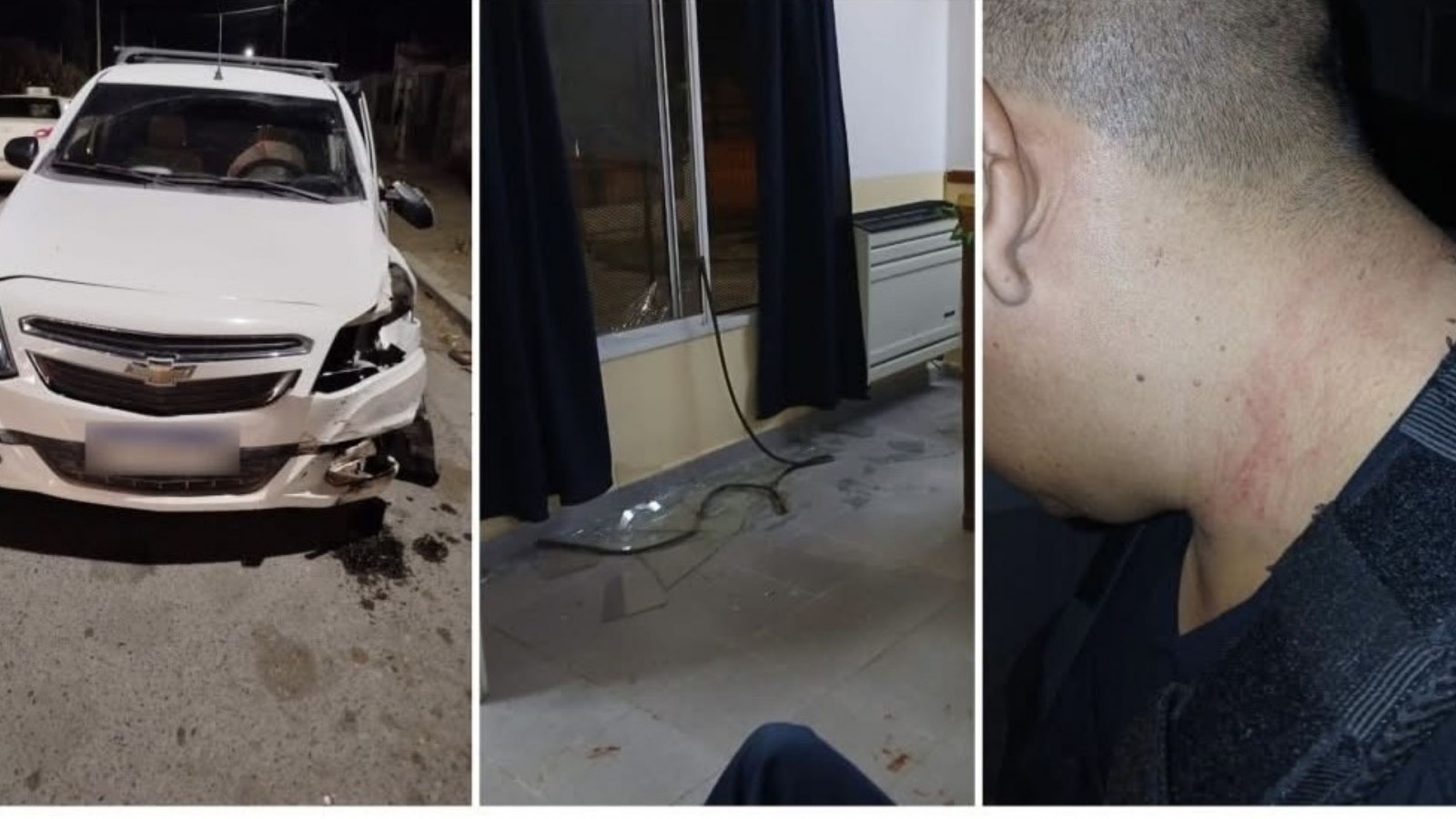 Trelew: piedrazos, un policía agredido y caos tras un choque en el barrio INTA