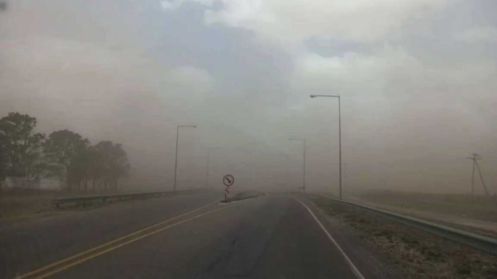 Corte total de rutas en Chubut por el temporal de viento