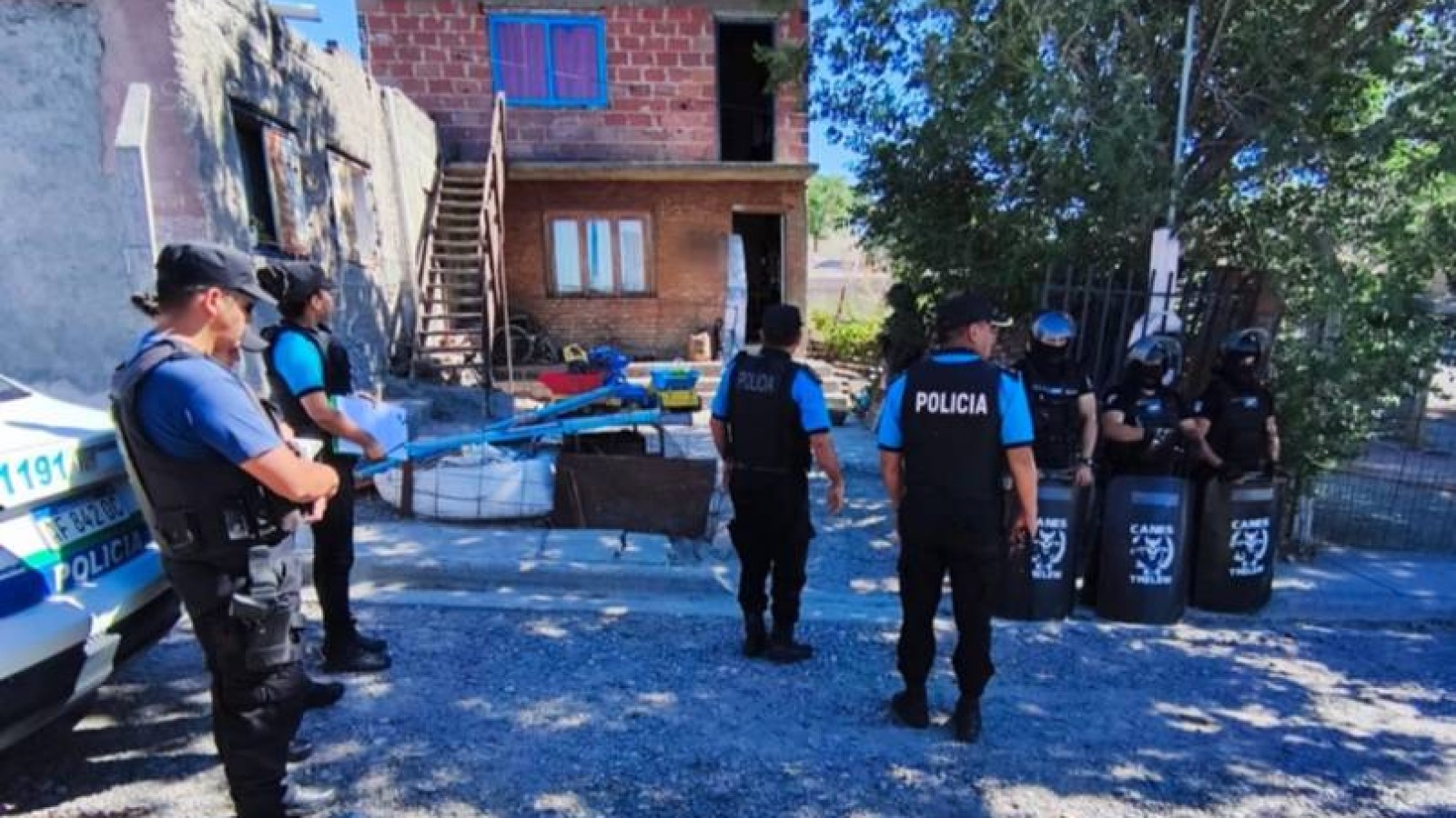 Allanamientos en Planta de Gas y Vepam por investigaciones de balaceras