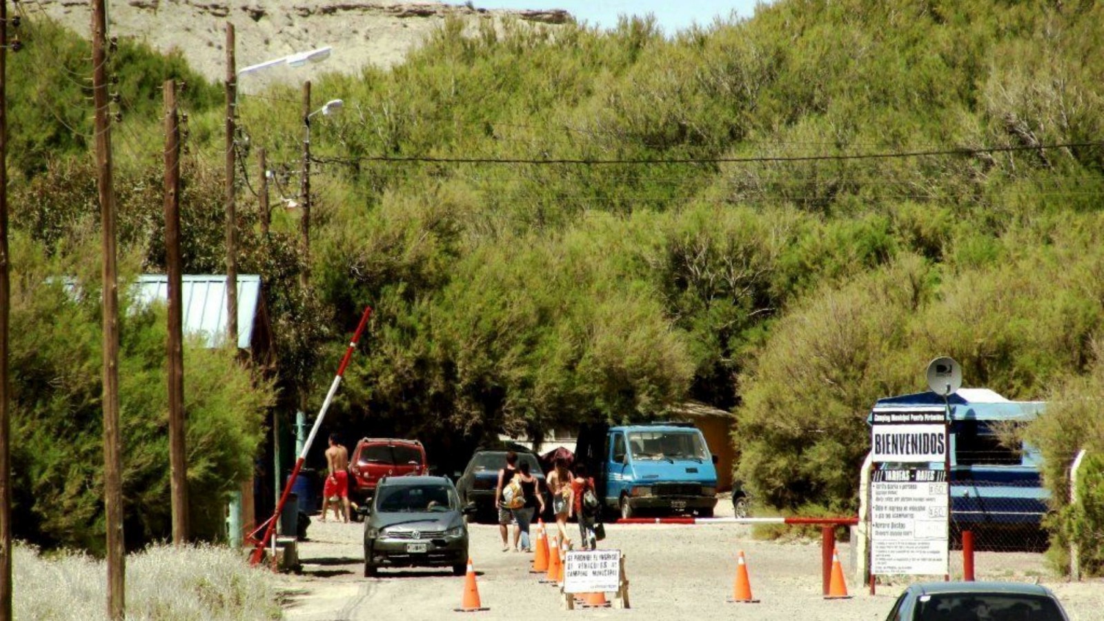 Puerto Pirámides: el camping está completo hasta el 20 de enero por la alta demanda turística