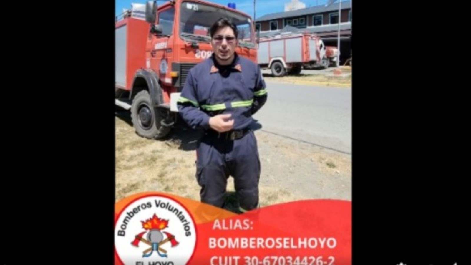 Bomberos Voluntarios de El Hoyo lanzaron una colecta para comprar un camión de incendios forestales