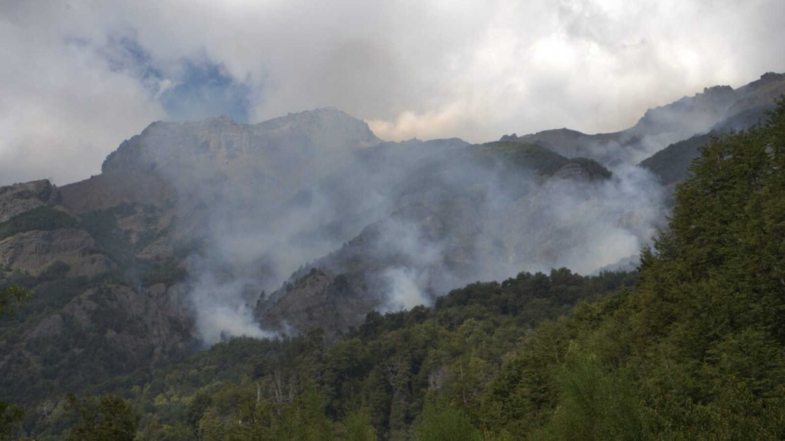 Incendio en Los Alerces: más de 170 brigadistas enfrentan un escenario crítico por el clima y la topografía