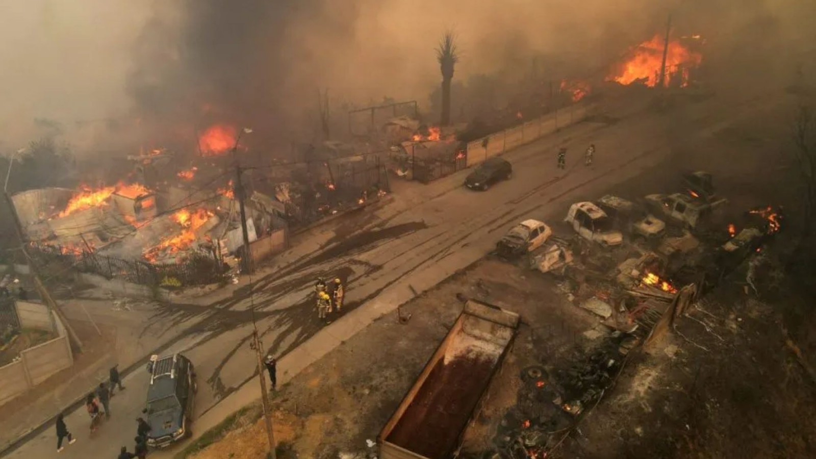Incendios forestales en Chile: identifican a cuatro víctimas y siguen alerta roja en Biobío y Ñuble