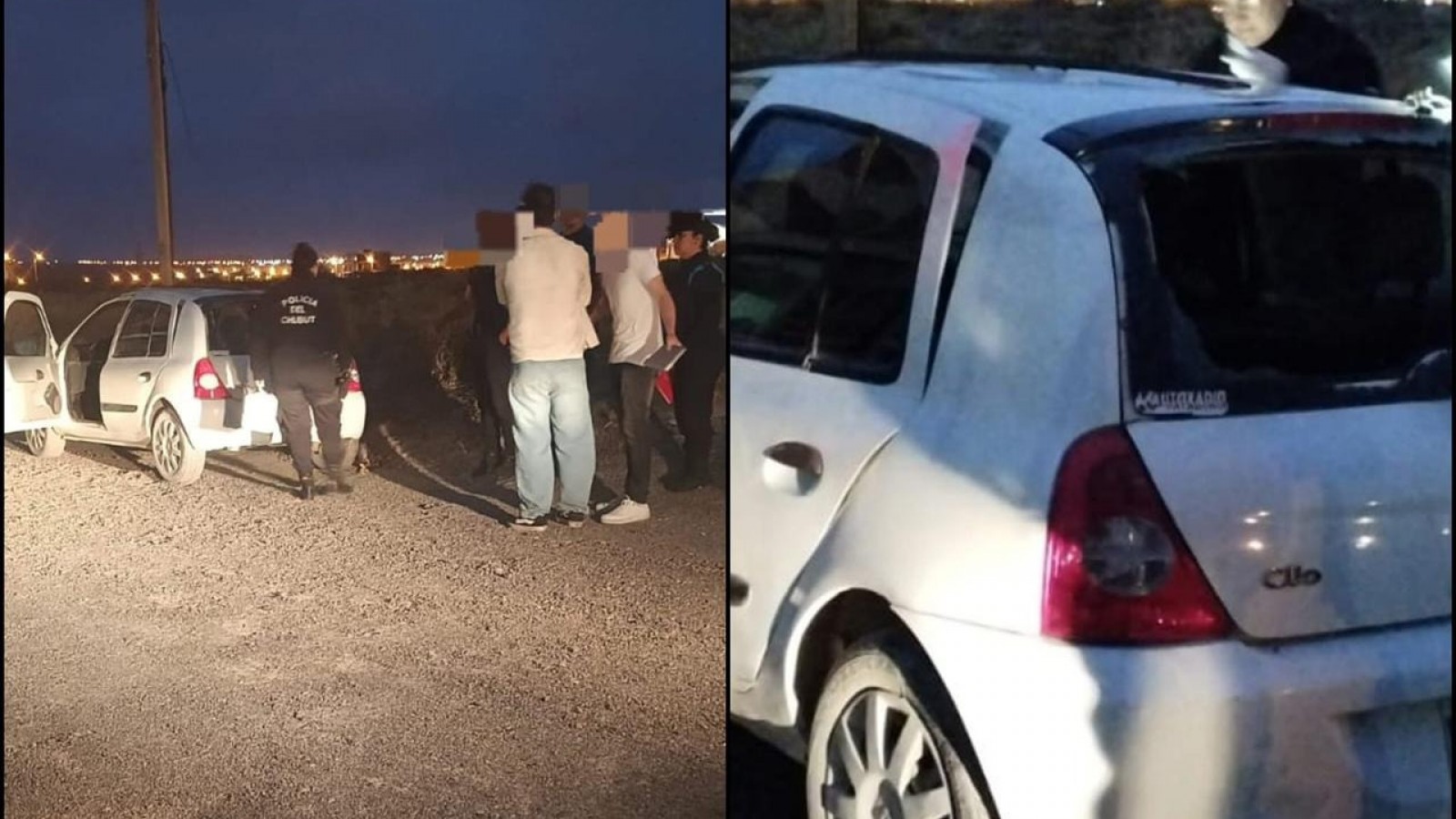 Madryn: Un hombre Alcoholizado, dañó un vehículo, quiso robar y terminó detenido