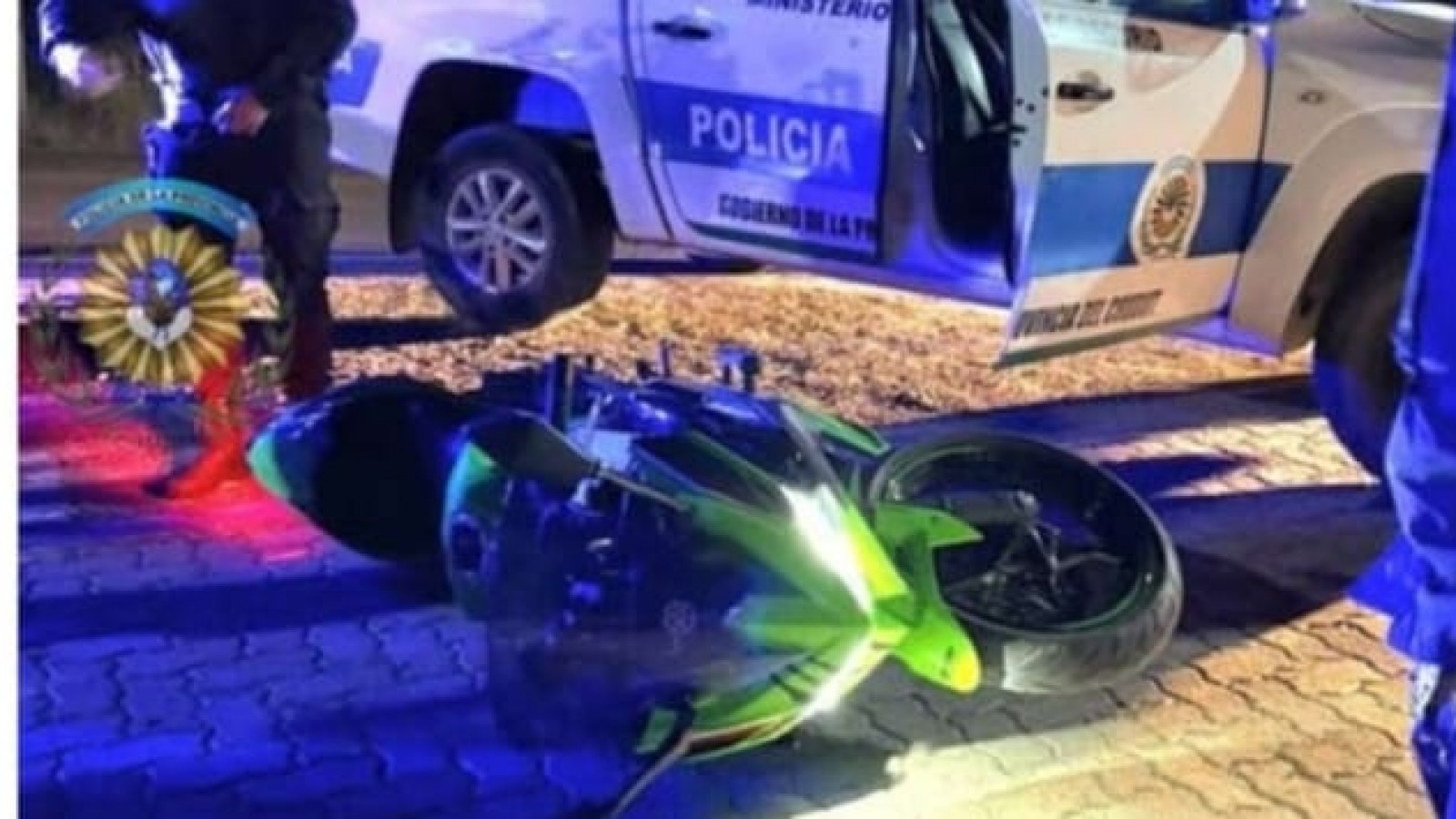Persiguieron a un motociclista por maniobras peligrosas y terminó detenido en Ruta 7