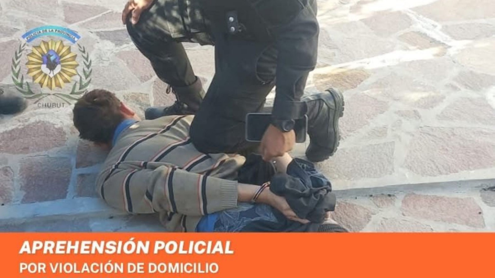 Se escondió en el patio de una casa, huyó por los techos y terminó detenido en Puerto Madryn