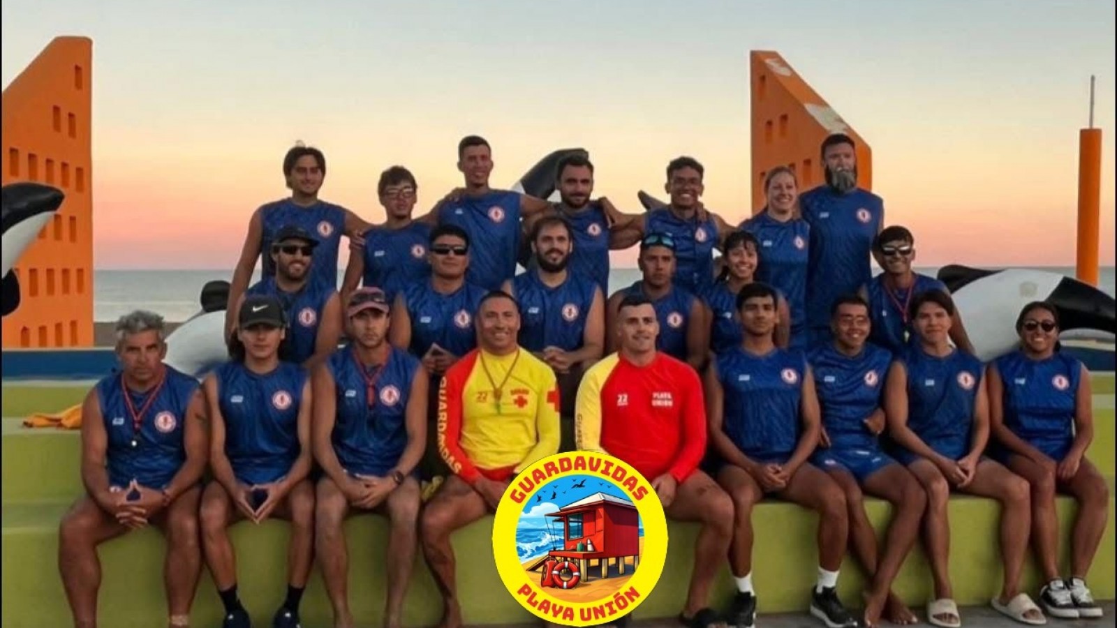 Playa Unión celebró la primera promoción de Guardavidas Profesionales