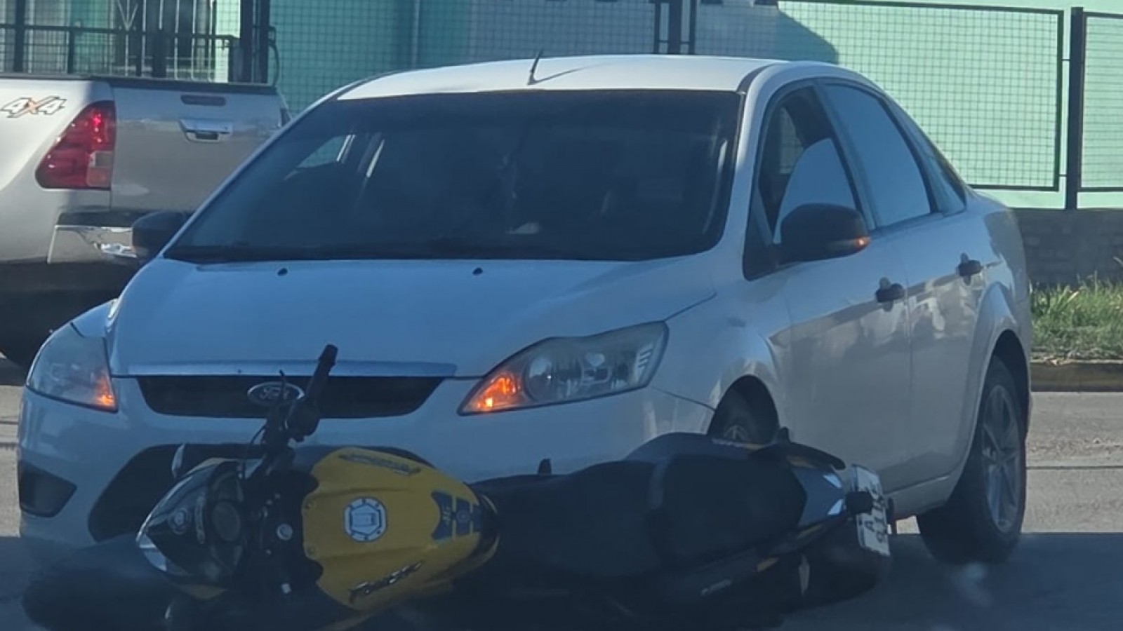 Un motociclista herido tras un choque en Trelew