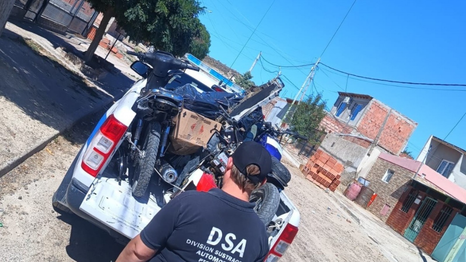 Recuperaron varias motos robadas durante un allanamiento en Puerto Madryn