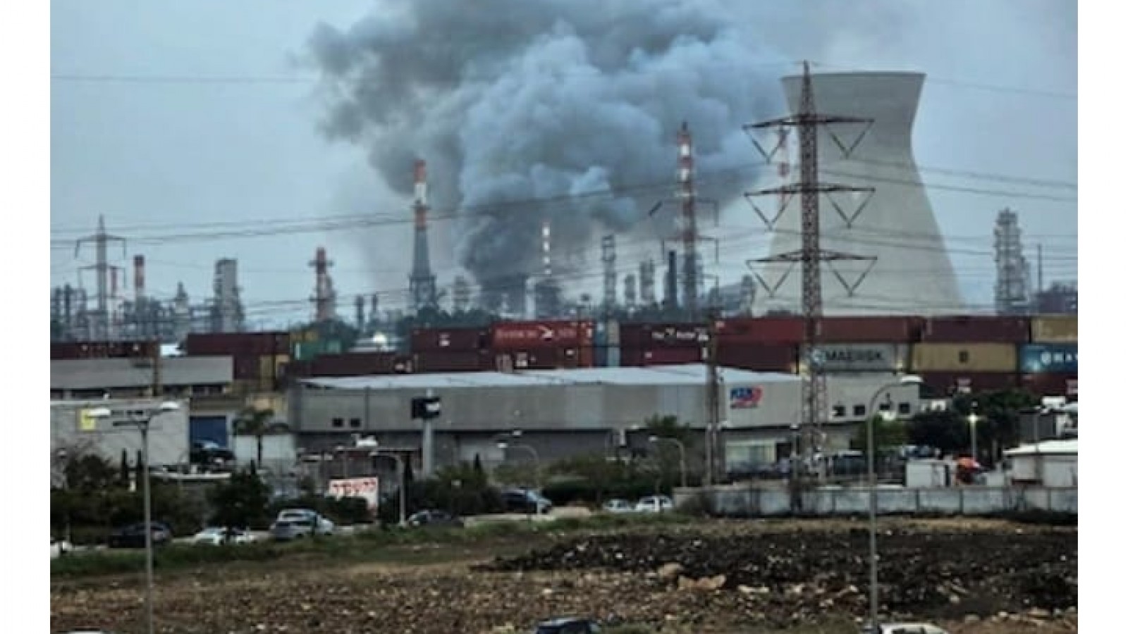 Misil iraní impactó en una refinería clave de Israel y generó cortes de luz en el norte
