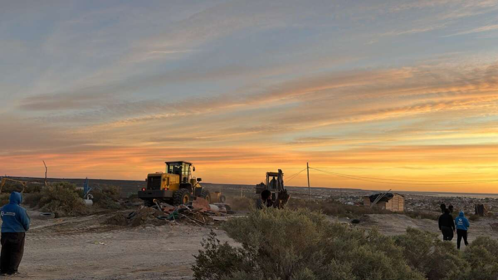 Desalojaron una toma de tierras en la zona oeste de Madryn
