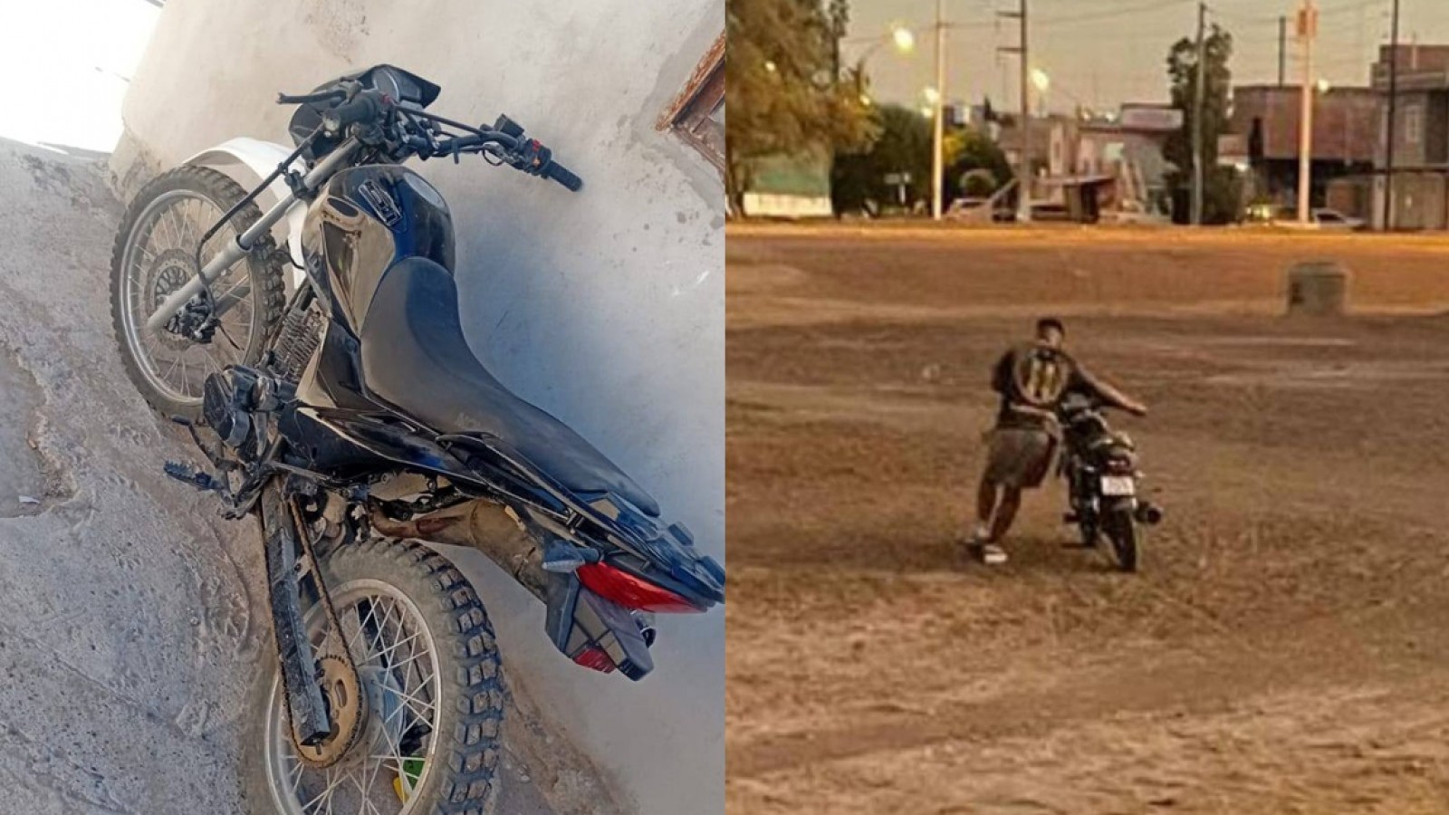 Vecina de Puerto Madryn recuperó su moto robada por cuenta propia