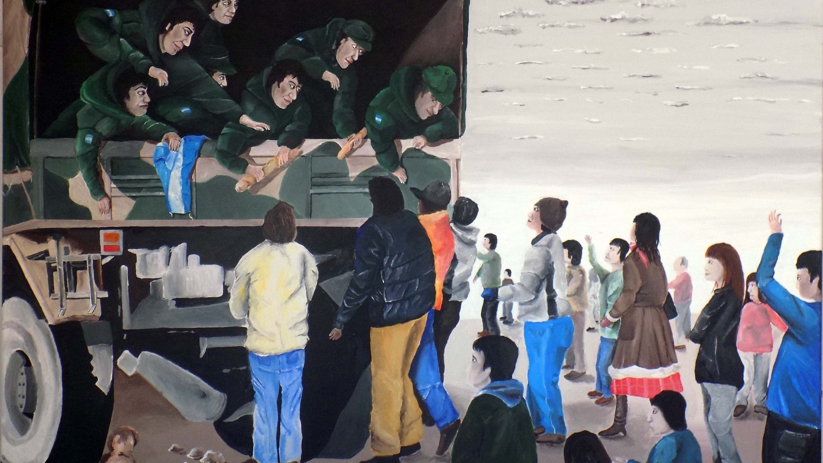 Exhiben una muestra sobre Malvinas en el Parador Municipal