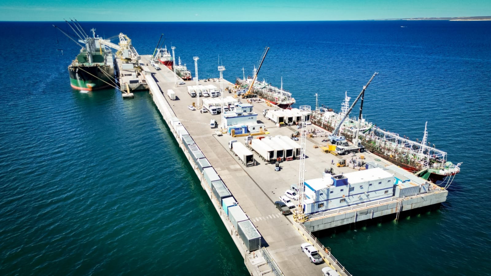 El Gobierno del Chubut adjudicó una obra para mejorar la operatividad del Muelle Almirante Storni