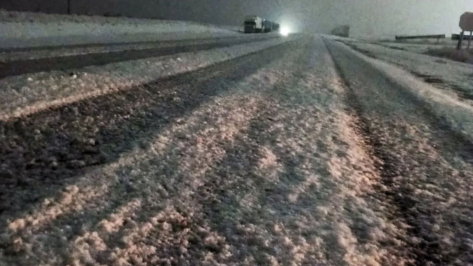 Estado de rutas en Chubut hoy: nieve, lluvia y escarcha en la Ruta 3