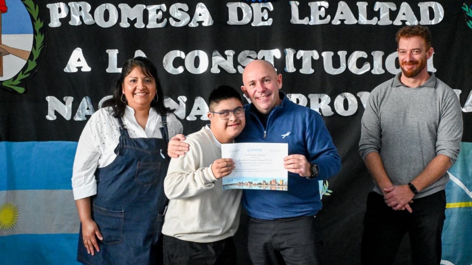 Los estudiantes de la Escuela N° 528 le prometieron lealtad a la Constitución Nacional
