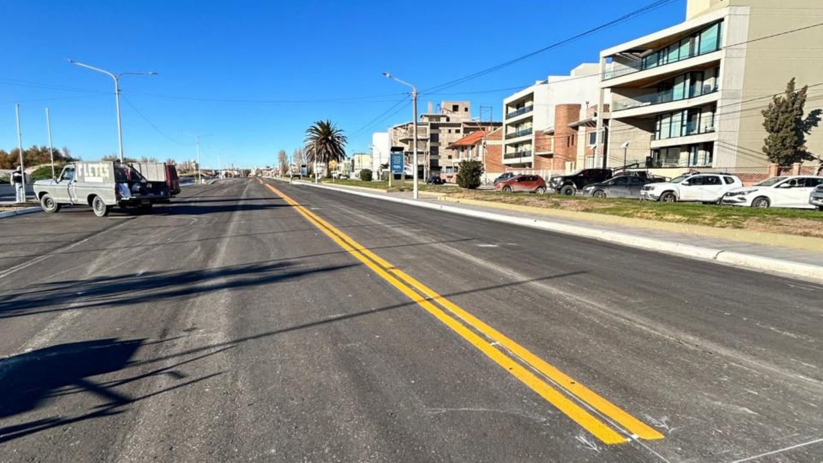 Provincia realiza trabajos de mejoramiento en la rambla del Boulevard Brown de Puerto Madryn