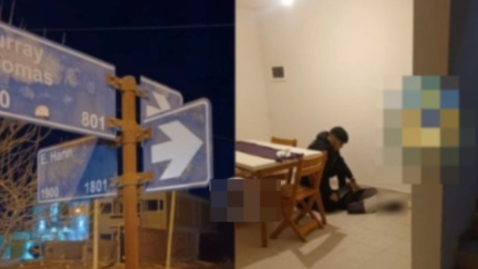 Trelew: intentó robar una casa, escondió un televisor y terminó descubierto debajo de una mesa