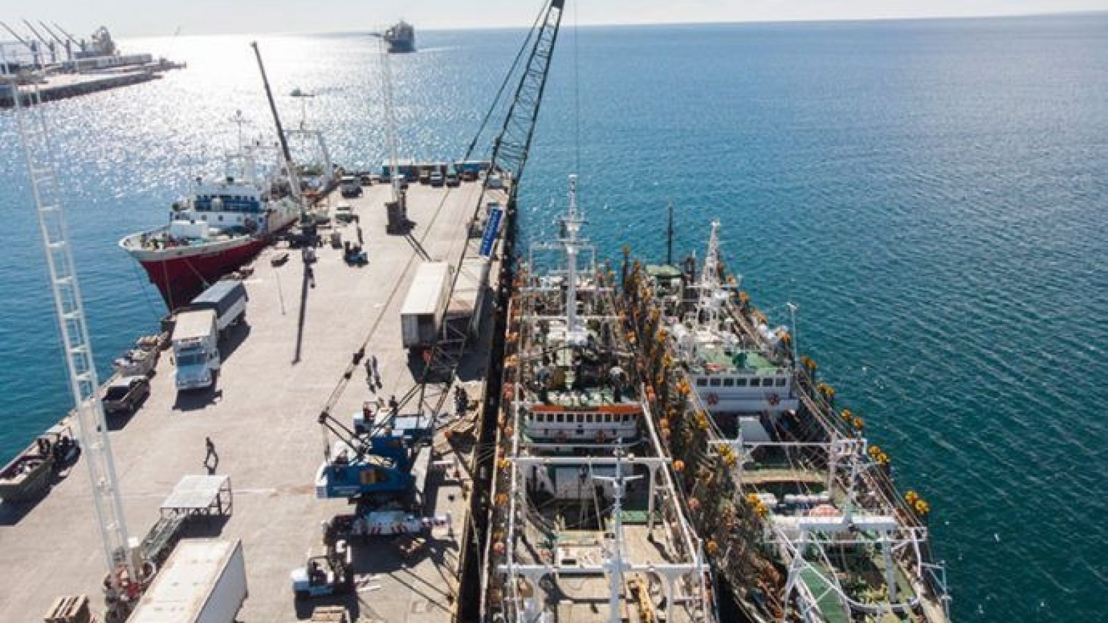 Puerto Madryn ya superó las 100 mil toneladas de desembarques y registra un fuerte crecimiento en la actividad pesquera