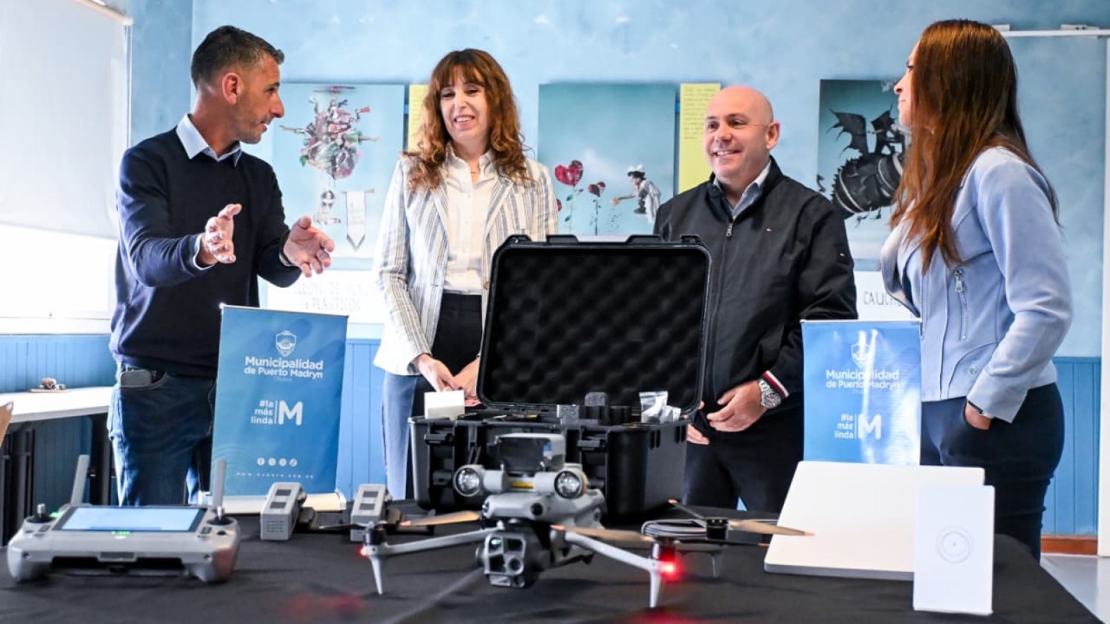 Tecnología en la emergencia: Puerto Madryn suma un dron de última generación para combatir incendios