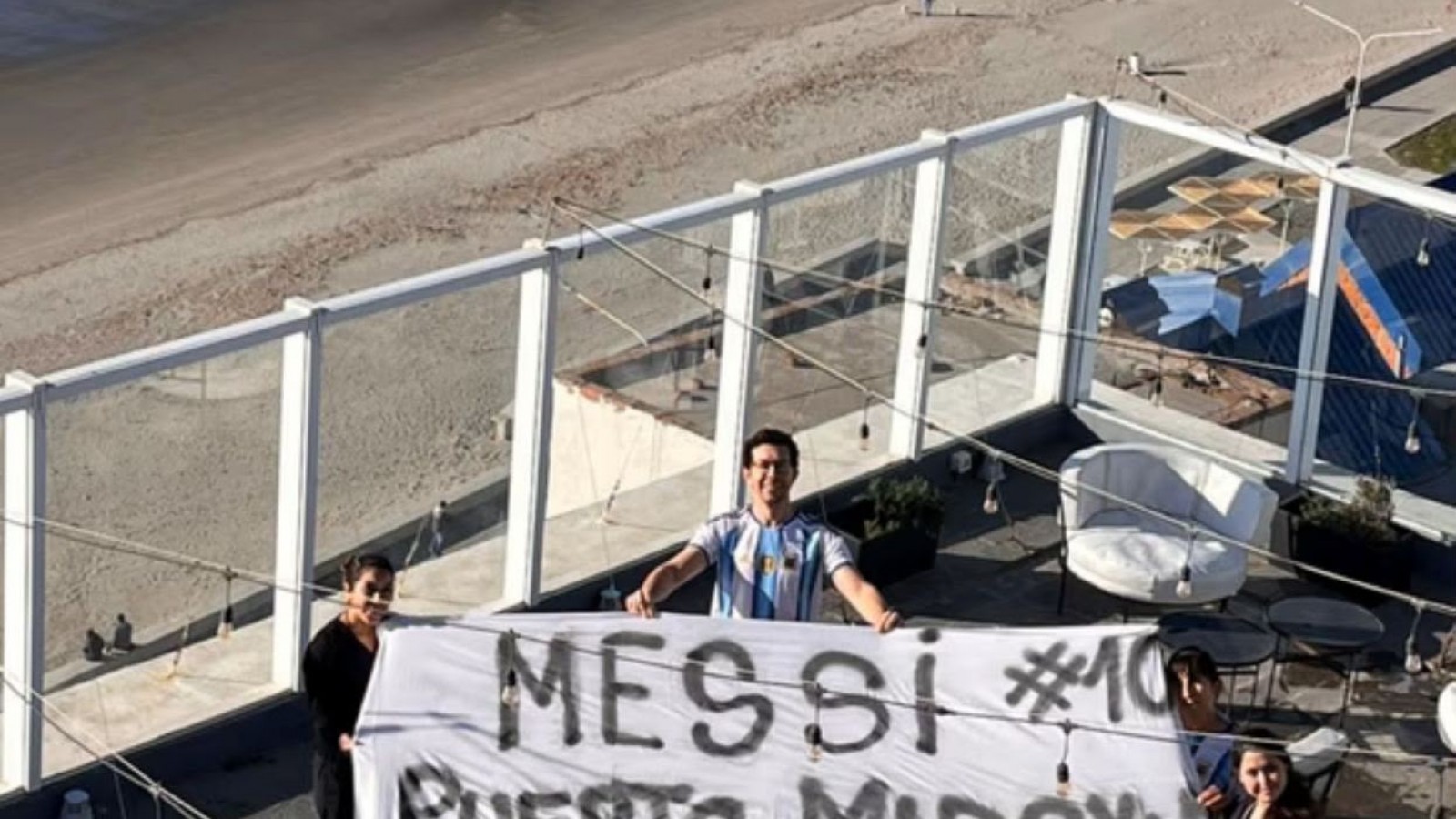 "Messi, vení a Madryn": la campaña que busca traer al capitán de la Selección a la ciudad