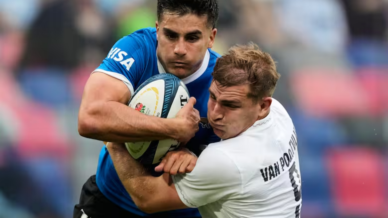 Con una camiseta inspirada en el Mundial 1986, Los Pumas perdieron 31-24 con Inglaterra
