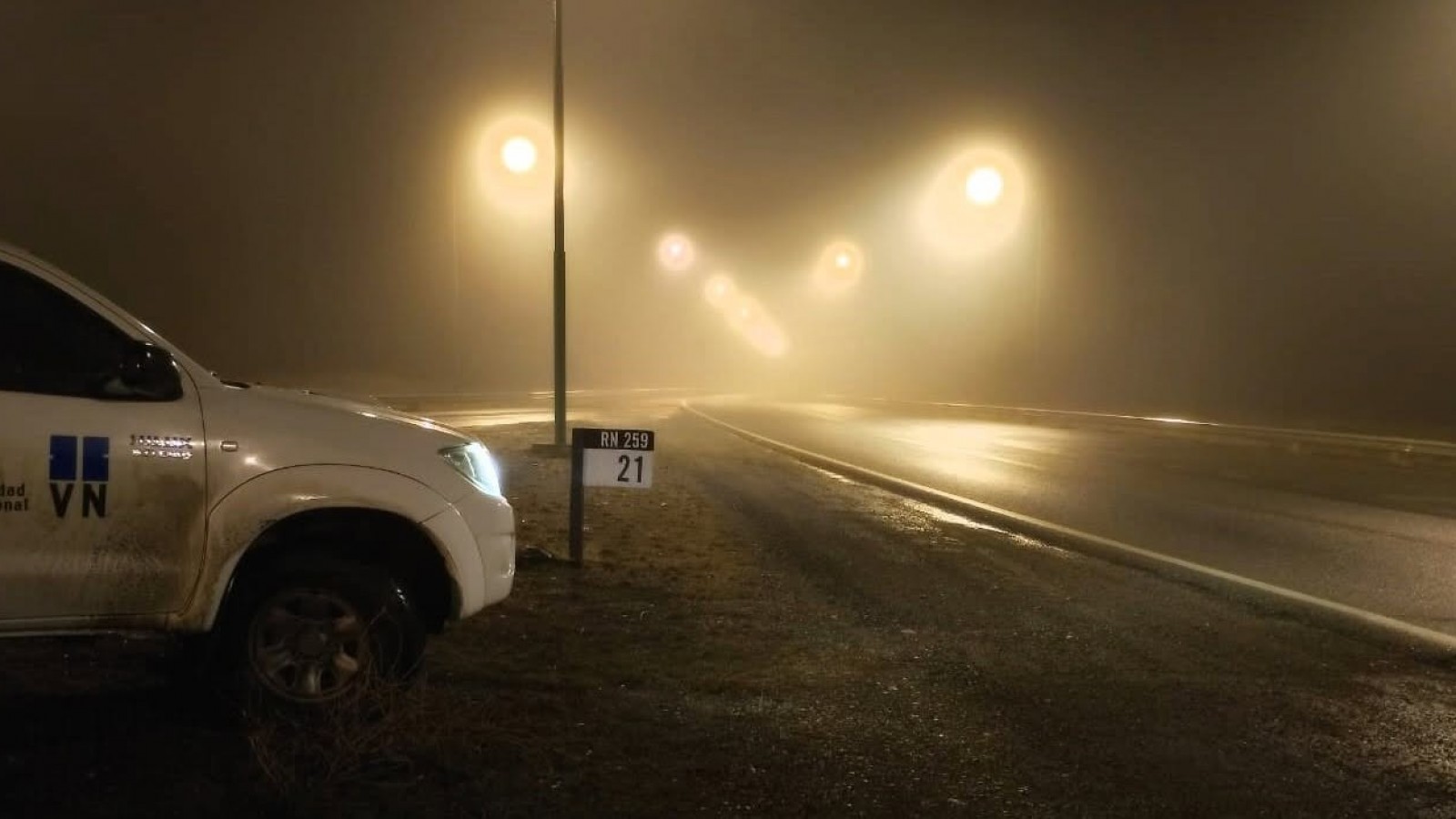 Advierten por hielo, nieve, lluvia y bancos de niebla en las rutas de Chubut: piden extremar los cuidados al viajar