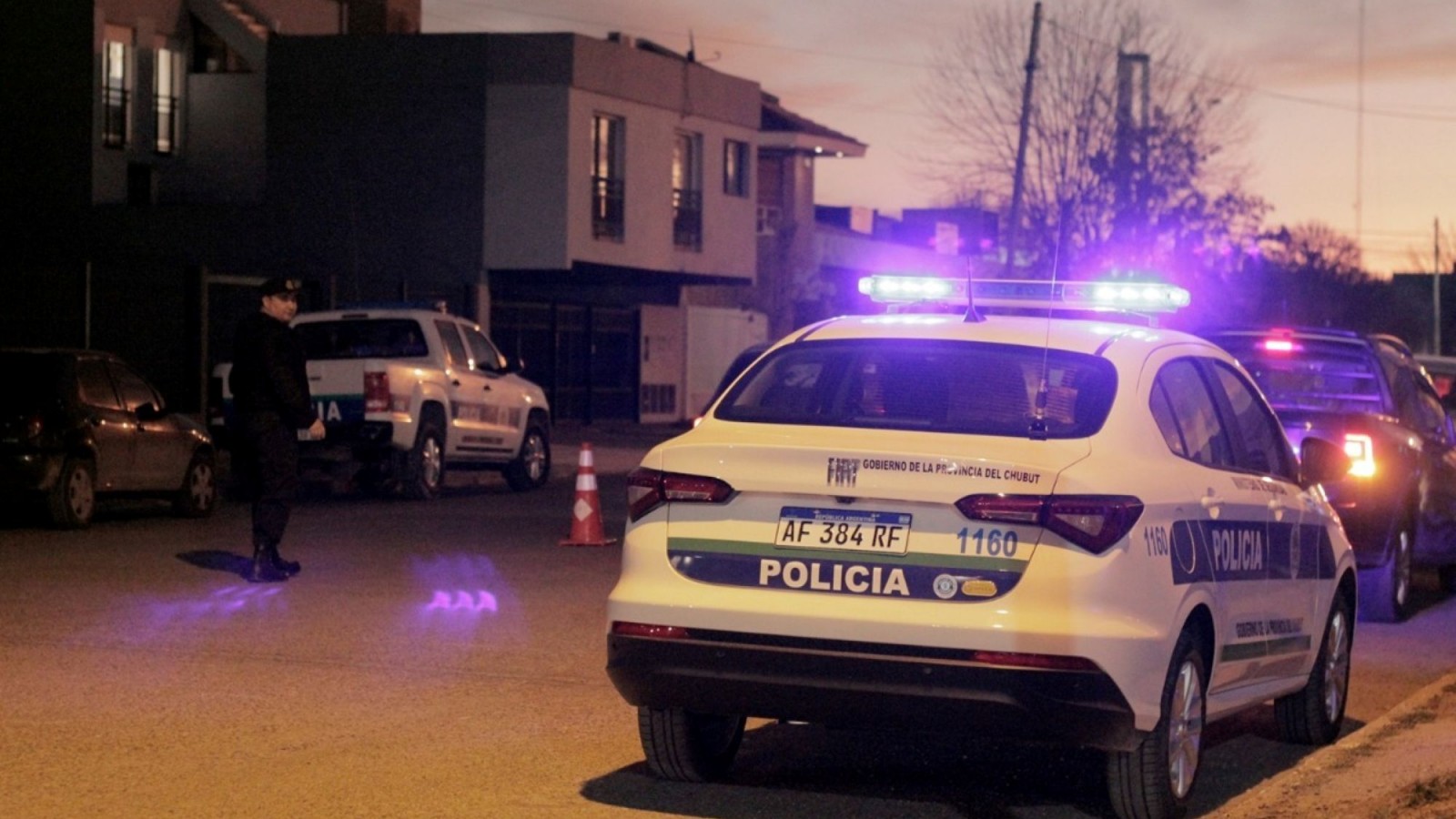 Trelew: demoraron a un joven en estado de ebriedad por provocar disturbios en la vía pública