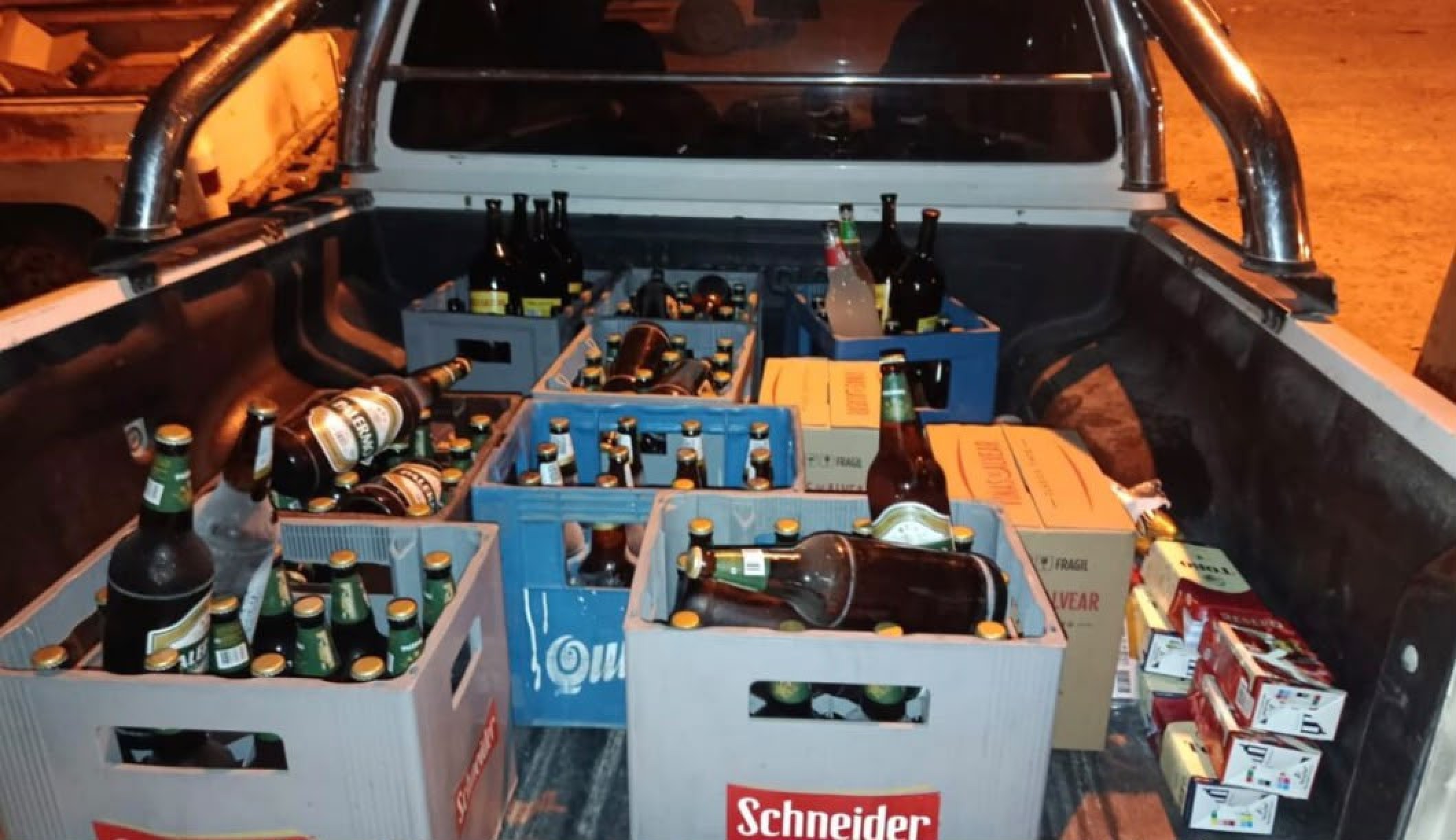 Secuestraron una importante cantidad de bebidas alcohólicas tras un allanamiento por venta clandestina
