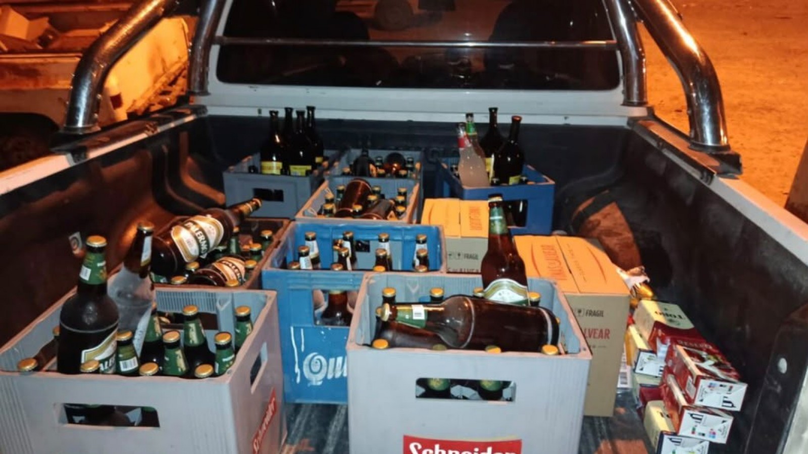 Secuestraron una importante cantidad de bebidas alcohólicas tras un allanamiento por venta clandestina