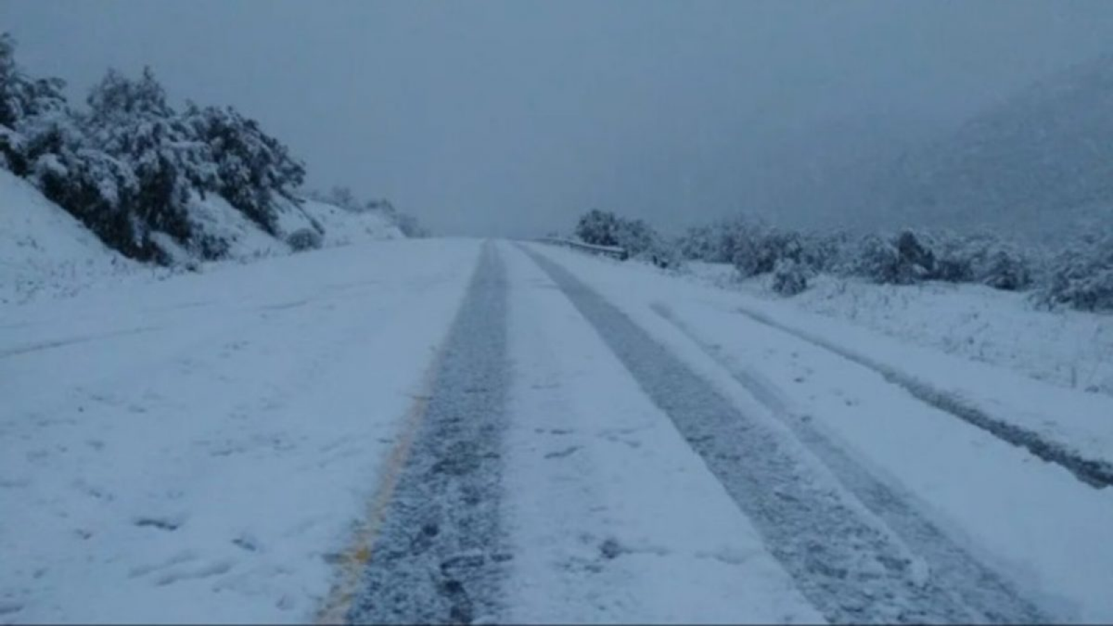 La cordillera de Chubut estará bajo alerta amarilla por lluvias y nevadas este martes