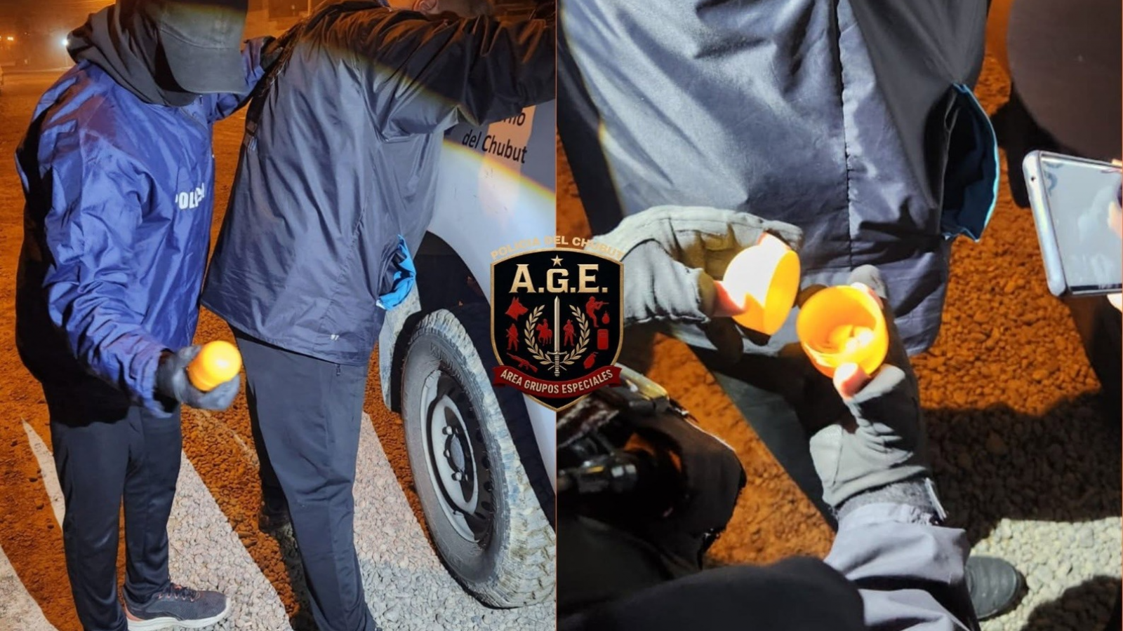 Puerto Madryn: detuvieron a un motociclista que llevaba ocho envoltorios de cocaína
