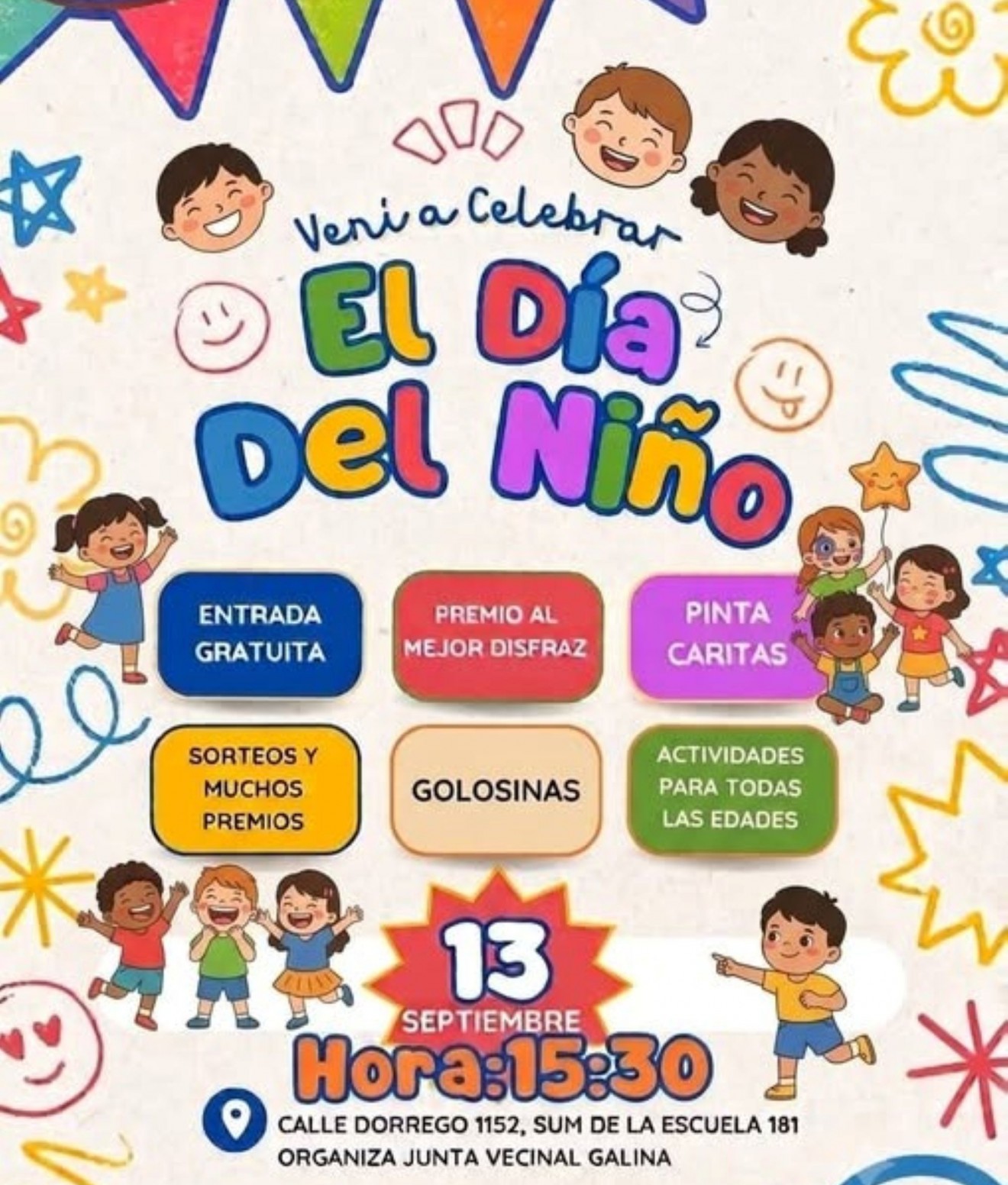 Puerto Madryn: los festejos por el Día del Niño continúan en los barrios con juegos, sorteos y premios