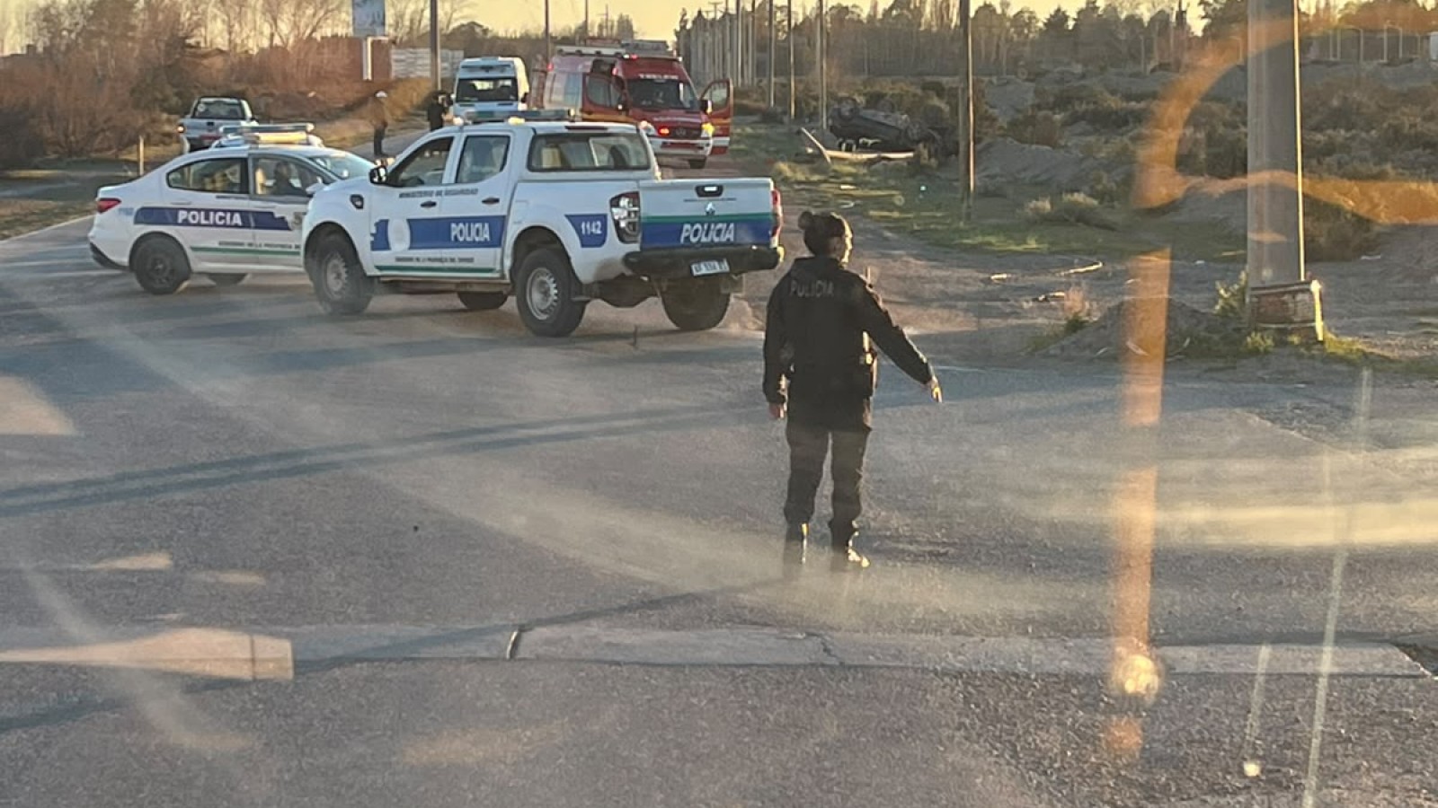 Trelew: chocó contra una columna y provocó un prolongado corte de energía