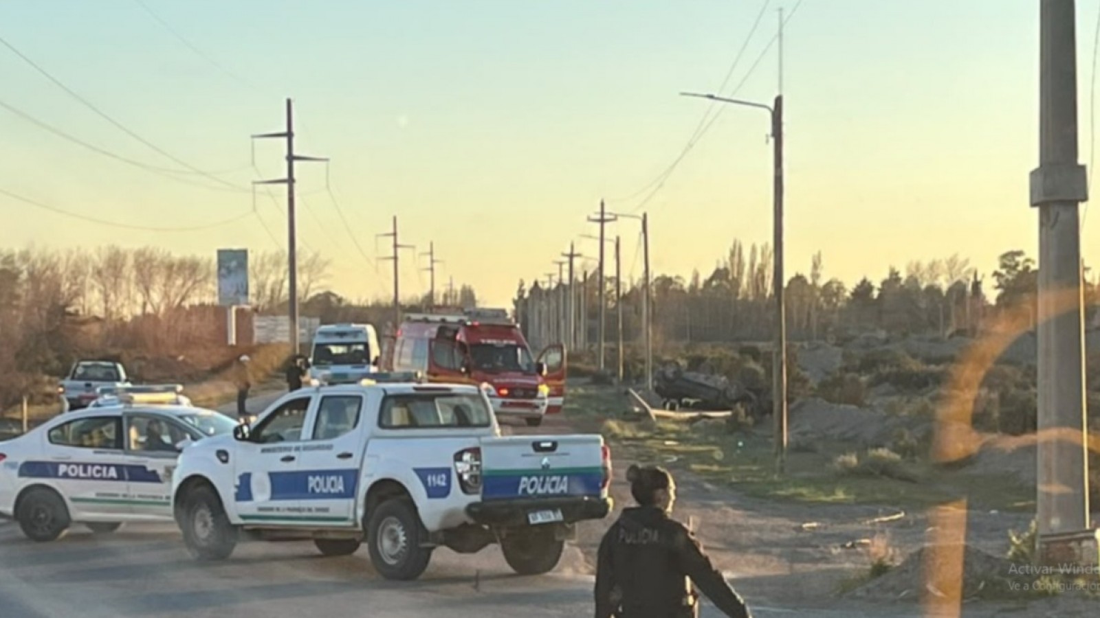 Trelew: un hombre murió al chocar contra una columna