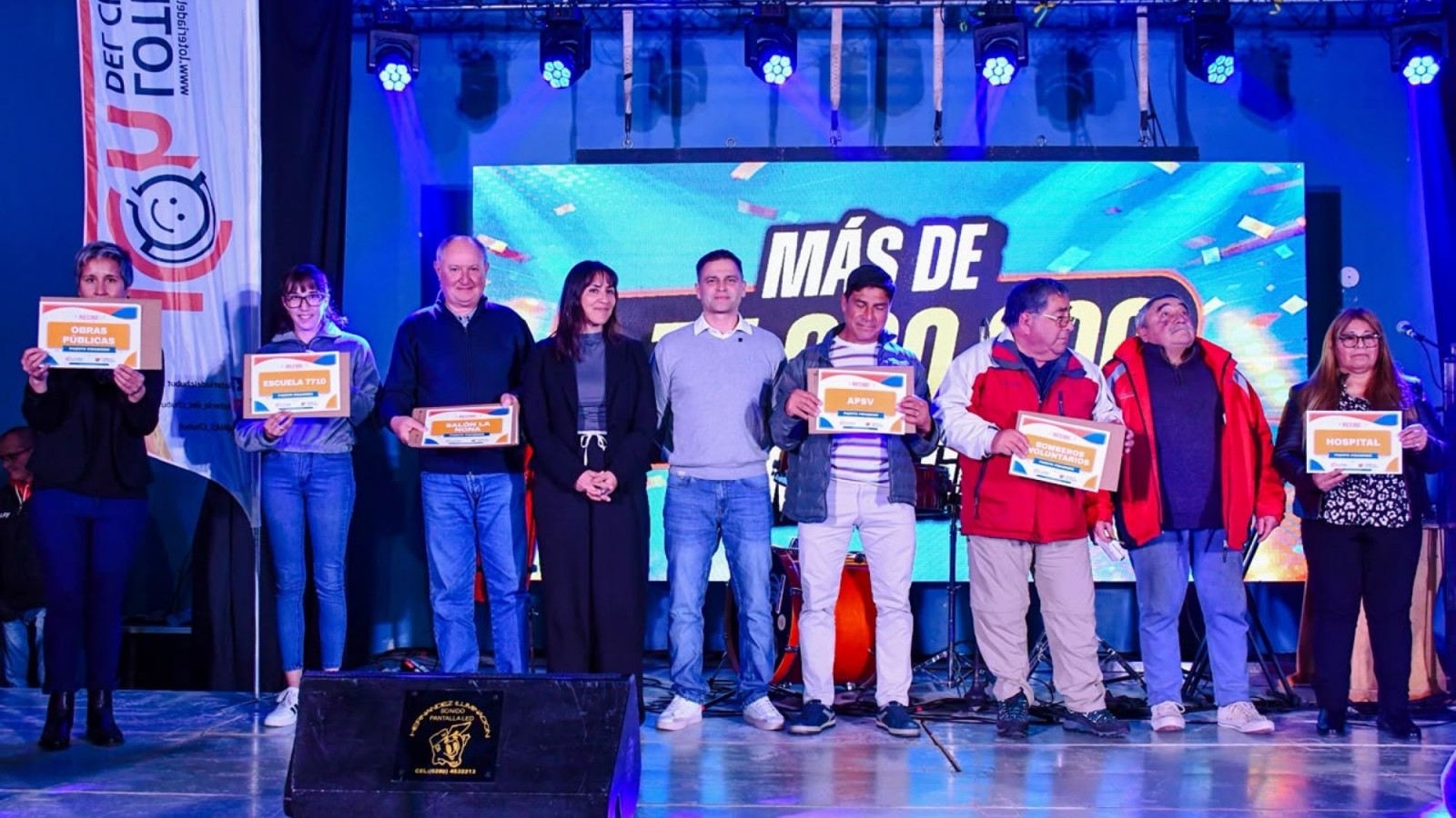 Después de diez años, el Telebingo Chubutense volvió a Puerto Pirámides