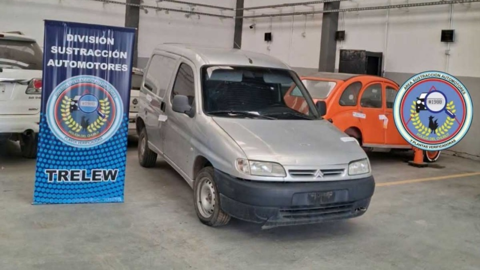 Un utilitario robado en Rawson fue recuperado durante un operativo en Trelew