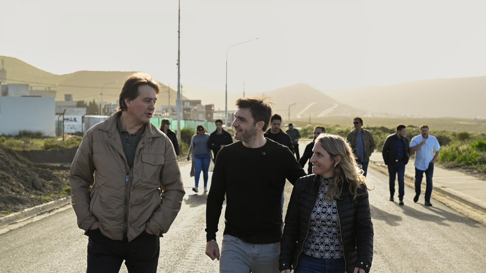Plan Galina: Torres supervisó la pavimentación de 77 cuadras en Rada Tilly, con una inversión provincial de más de $4.700 millones