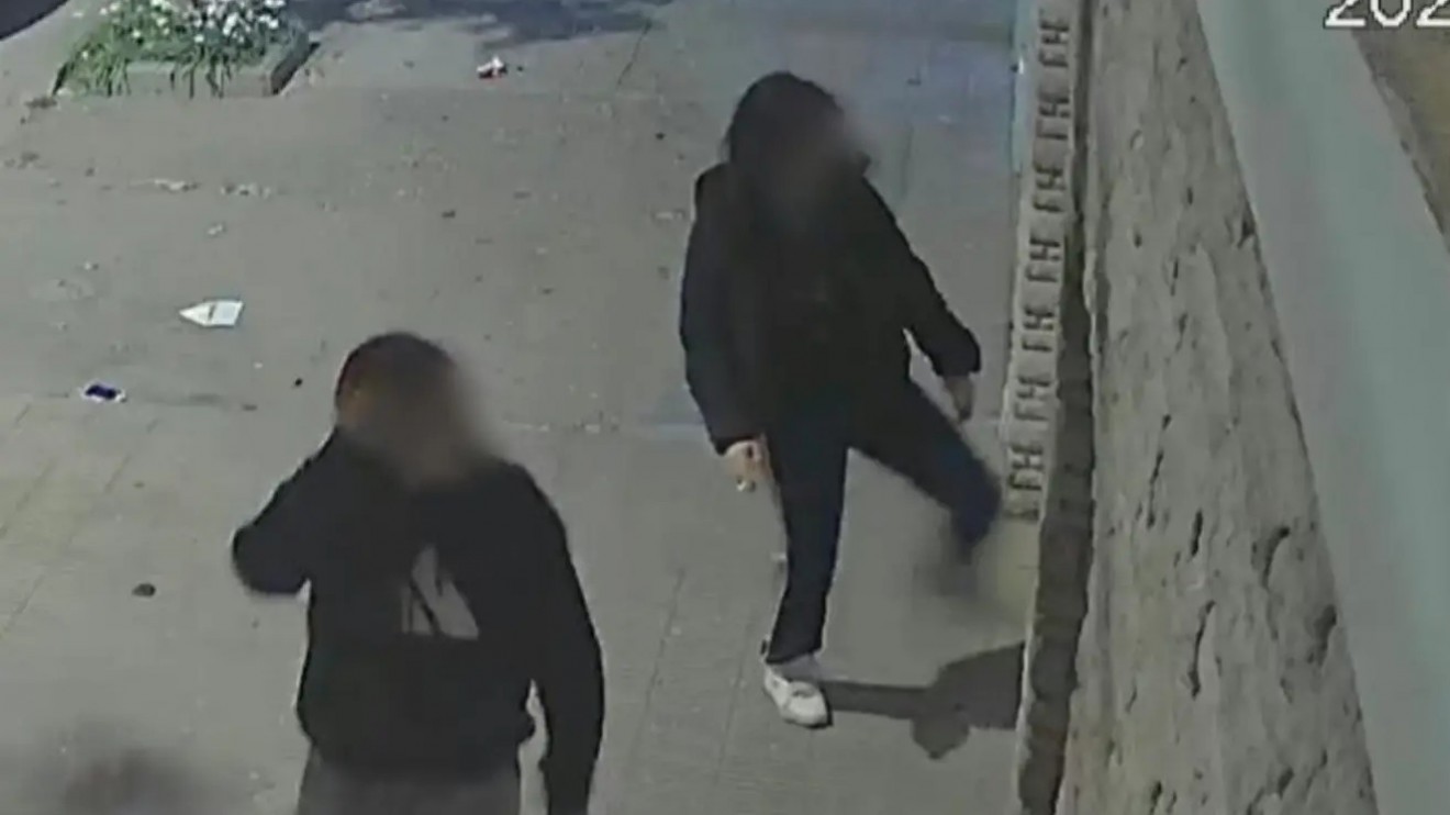 Un video muestra a jóvenes causando daños en una vivienda de Trelew